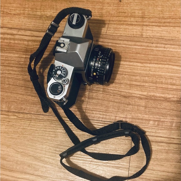 Vintage Pentax K1000 Camera with Black Strap